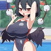 あやパイ競泳水着