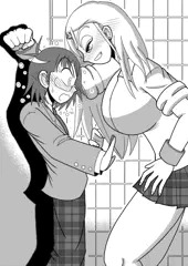 壁ドンオッパイ攻撃