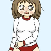 体操着地味子