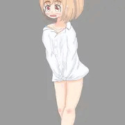裸ワイシャツ