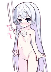 搾乳銀髪ロリ