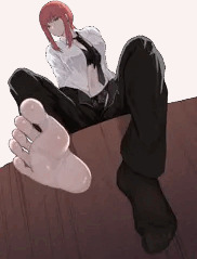 マキマさんに足コキされるだけ