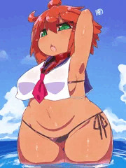 セーラー水着うちの子