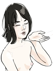 ふぅ、ほわり。
