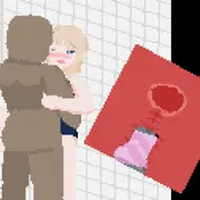 スク水立ち正常位