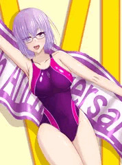 むっちむちの競泳水着マシュ【FGO】