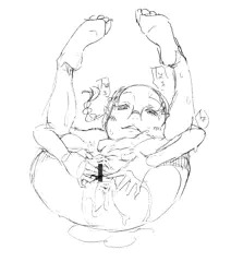 おしっこの通り道の裏側がまだヒクヒクしているでありますっ！