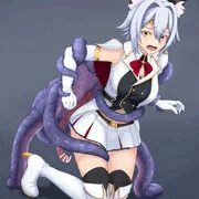 フェレスティア･ハルカ×魔物触手