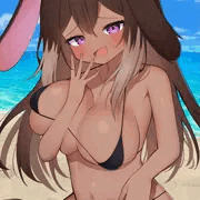 褐色バニーちゃん