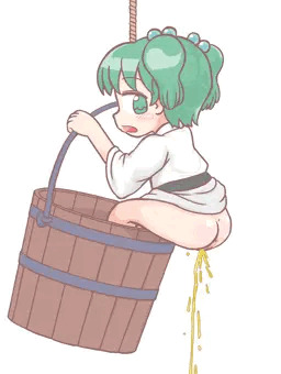 おしっこするキスメちゃん