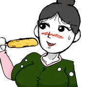 キリタンポさんが、きりたんぽ持ってるだけ