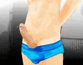 僕の勃起ちんぽです。みてください。