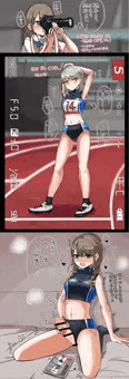 陸上部の子の写真を撮ってオナニーしちゃうふたなり女の子