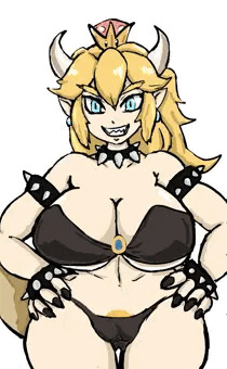 乗り遅れたぜい。クッパ姫