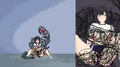 悪夢屋敷・無限牢獄　敵敗北エロシーン基本アニメーション30