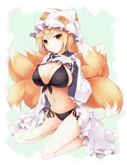 黒ビキニ藍様