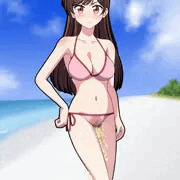 「水〇千鶴」のビキニ水着お漏らし
