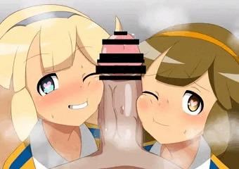 黄名子ちゃんズのW頬ズリ