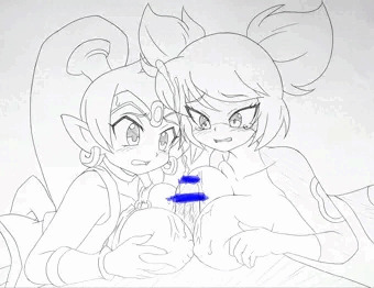 えっちな技を習得するシャンティちゃん。
