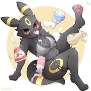 Lingerie model - Umbreon