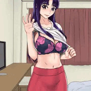 ブラジャーの色とノーブラ差分