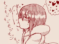 タマ好き娘ちゃんの玉舐め
