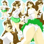 金銀版ミニスカート