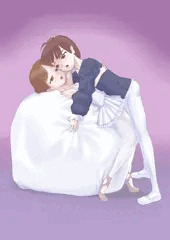 倒れ込むふたり