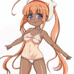 日焼け跡くっきりでマイクロビキニです