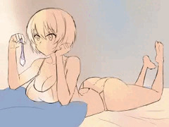 夕日で主人公の使用済みコンドームを照らす冥ちゃん