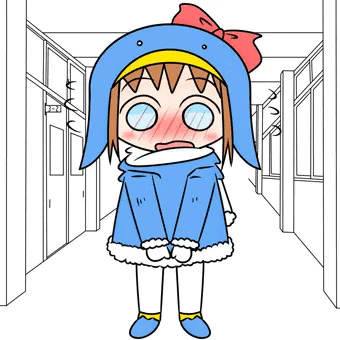 えここちゃん 廊下で決壊