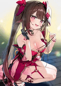 花火と楽しいことする？ね…？芦毛ちゃん♥