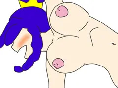 弾むアルデラさんのおっぱい