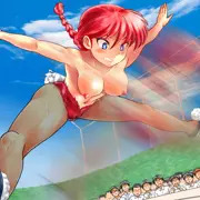 らんま1/2　ムース初回戦　gif化