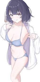 水着 秦谷さん