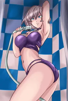 ムジナのシャワーシーン②