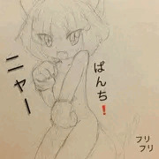 猫パンチ