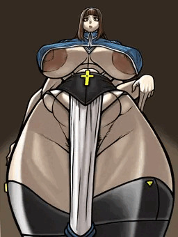 垂れ乳人妻のコスプレ