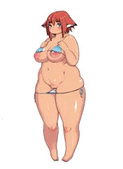 ビキニスイムウェアずらし