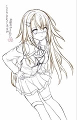 【ラフ】風莉ちゃんとひなたちゃん