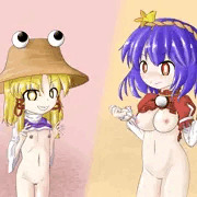 ヤリマン諏訪子と処女神奈子