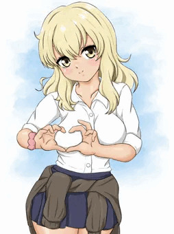 比嘉さんのおっぱいハート！