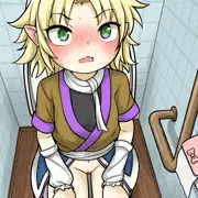 突然トイレのドアを開けられたJOKER姉貴