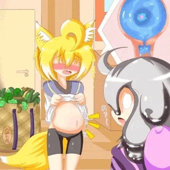 お腹の中に・・・