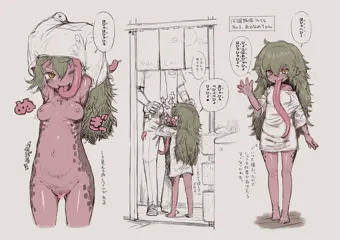 あかなめちゃん（スケッチ）