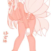 九尾の狐のお姉さん2