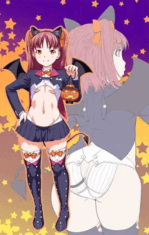 ハロウィンコスでえっちなイタズラしてくる女の子