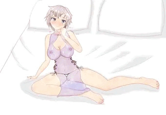 志伸あきらちゃんに透け透けセクシーチャイナドレスを着せました