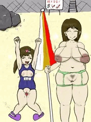 男漁りビーチ in母娘