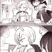 八千慧さんの乳首マンガ